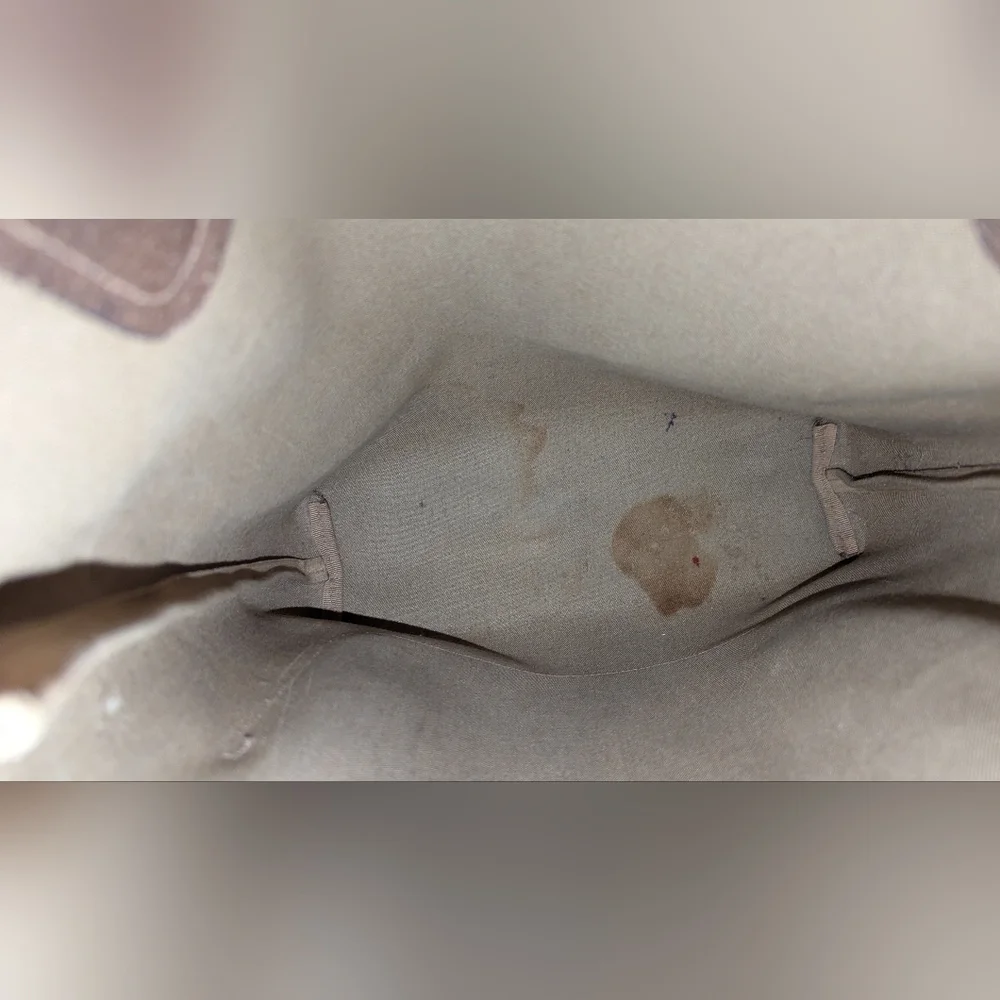 Gucci Ophidia Sherry Line Coated Canvas Tote Bag Brown Tan GUC - Picture 6 of 16